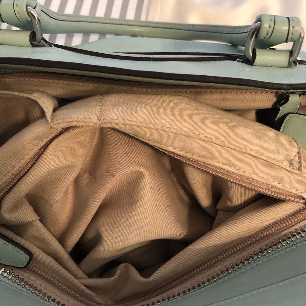 Mint Green Coach Purse - Picture 4 of 5